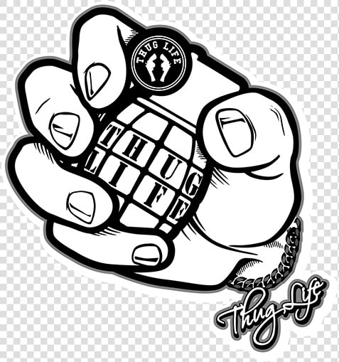 Thug Life Drawing Graffiti   Thug Life Drawings  HD Png DownloadTransparent PNG