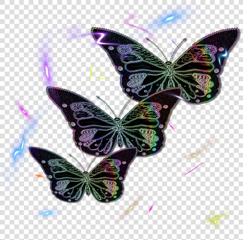 Png Neon Butterfly Clip Art With Fantasy Glow By Jssanda   Clip Art  Transparent PngTransparent PNG