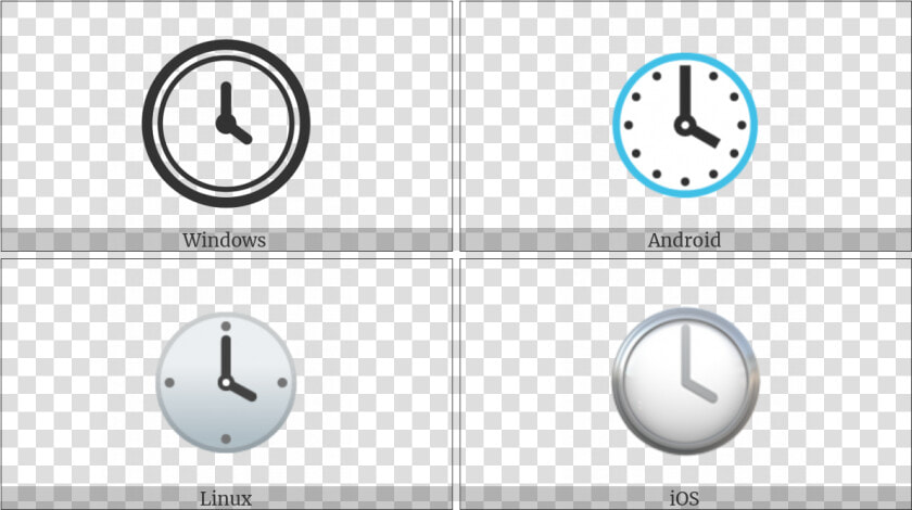 Clock Face Four Oclock On Various Operating Systems   Circle  HD Png DownloadTransparent PNG