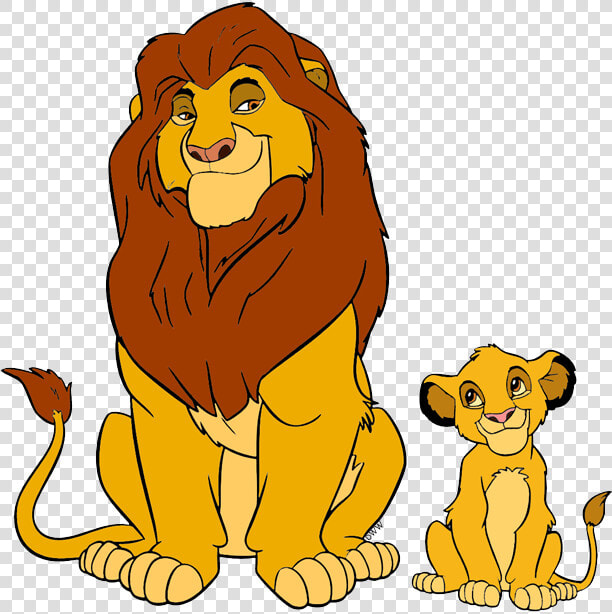 Simba And Mufasa Clipart  HD Png DownloadTransparent PNG