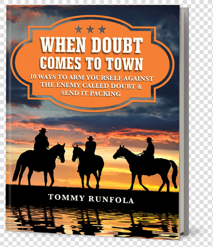 When Doubt Comes To Town   Drawings Of Cowboys And Horses  HD Png DownloadTransparent PNG