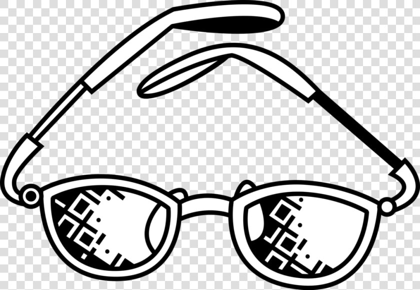 Vector Illustration Of Reading Glasses Eyeglasses To   Line Art  HD Png DownloadTransparent PNG