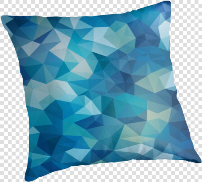 Abstract  Modern  Polygon Pattern  With A Light Touch   Cushion  HD Png DownloadTransparent PNG