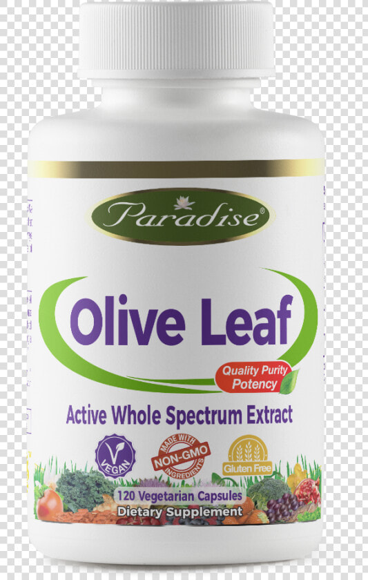 225cc Olive Leaf P Front   Paradise Herbs Ashwagandha  HD Png DownloadTransparent PNG