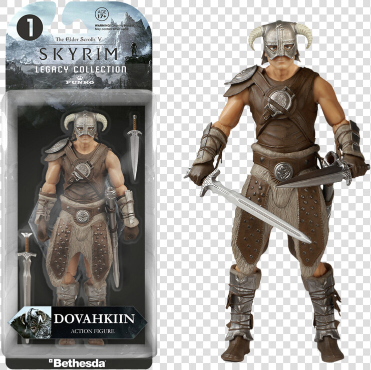 Transparent Skyrim Png   Dovahkiin Figure  Png DownloadTransparent PNG