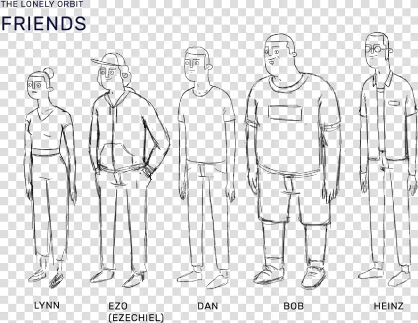 Friends Sketch 02   Sketch  HD Png DownloadTransparent PNG