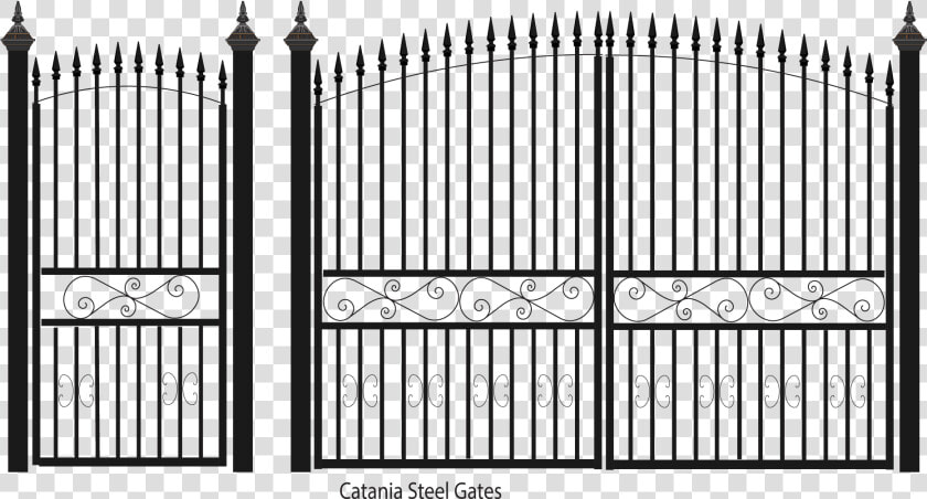 Catania Steel Gates   Metal Steel Gate Png  Transparent PngTransparent PNG