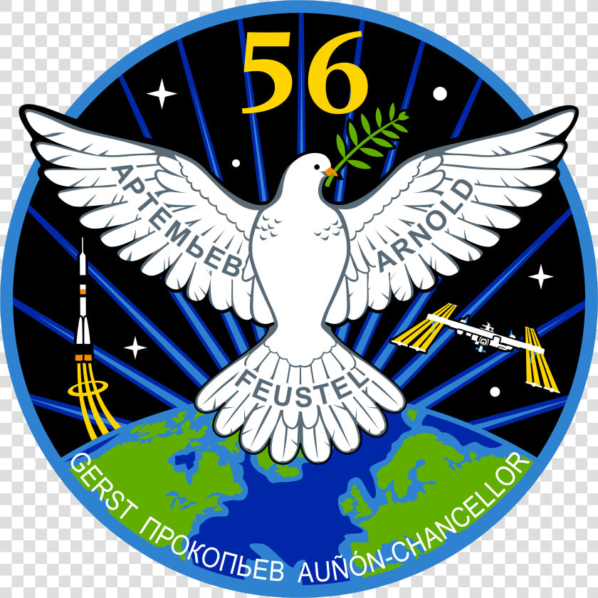 Iss Expedition 56 Patch  HD Png DownloadTransparent PNG