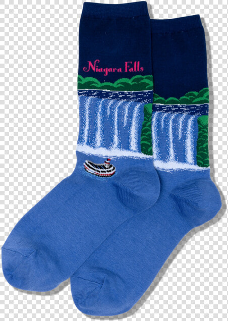 Women S Niagara Falls Crew Socks Class Slick Lazy   Sock  HD Png DownloadTransparent PNG