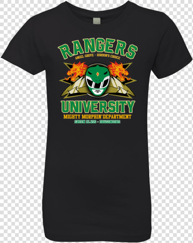 Rangers U Green Ranger Girls Premium T shirt   T shirt  HD Png DownloadTransparent PNG