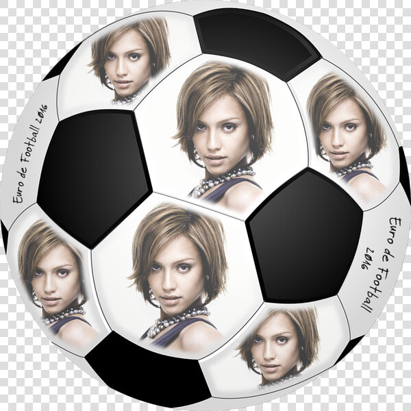 Foot Ball Png Soccer With 6 Pictures And Personal Text   Ballon De Foot Avec  Transparent PngTransparent PNG