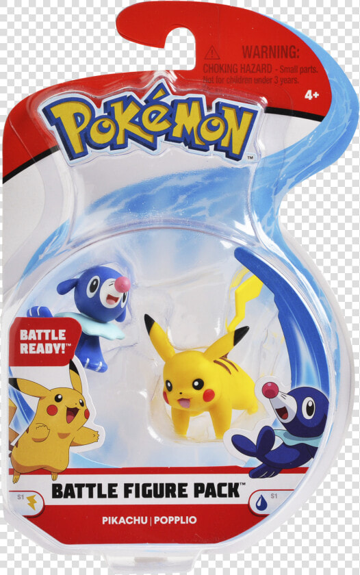 Pokemon Battle Figure Pack Pikachu E Popplio   New Legendary Pokemon Toys  HD Png DownloadTransparent PNG