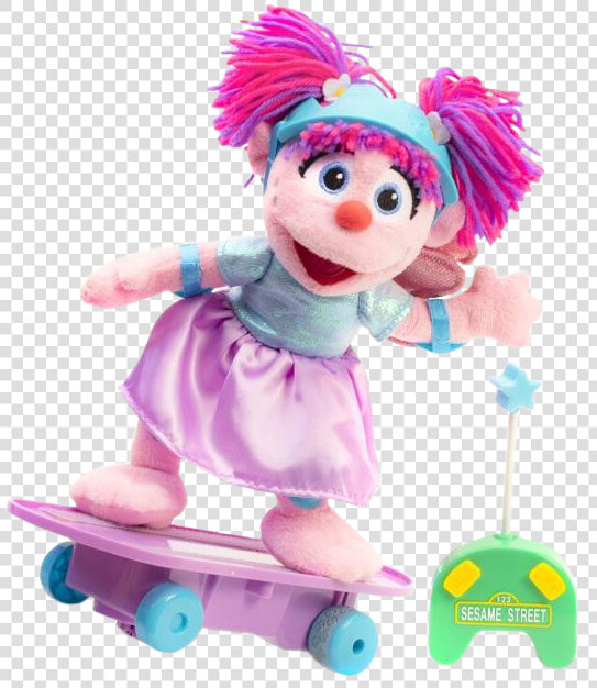 Abby Cadabby Learn To Skate 11” Plush With Remote Control   Careful Abby Sesame Street  HD Png DownloadTransparent PNG