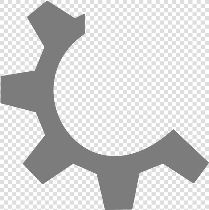 Symbol logo gear   Half Gear Png  Transparent PngTransparent PNG