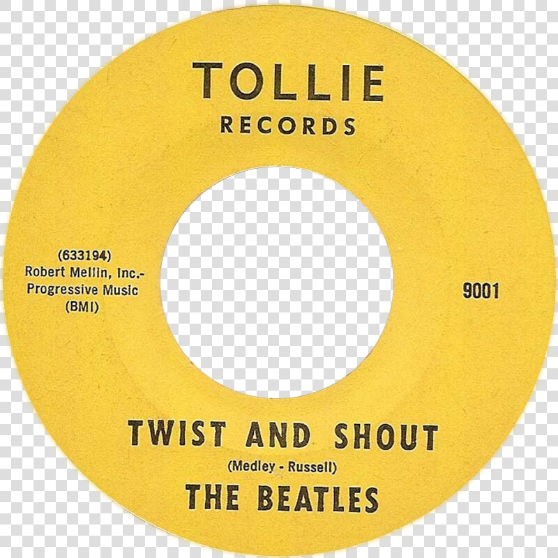 Twist And Shout By The Beatles Side a Us Vinyl   Tollie  HD Png DownloadTransparent PNG