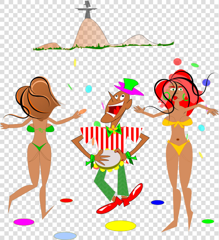 Carnaval No Rio   Cartoon Carnaval De Rio  HD Png DownloadTransparent PNG