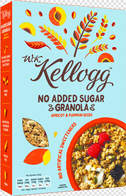 Kellogg  39 s No Added Sugar Granola  HD Png DownloadTransparent PNG