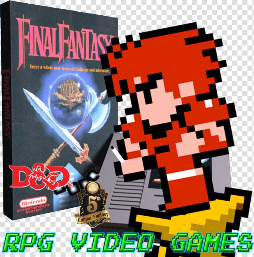 Final Fantasy D amp d 5e Fighter   Final Fantasy 1  HD Png DownloadTransparent PNG