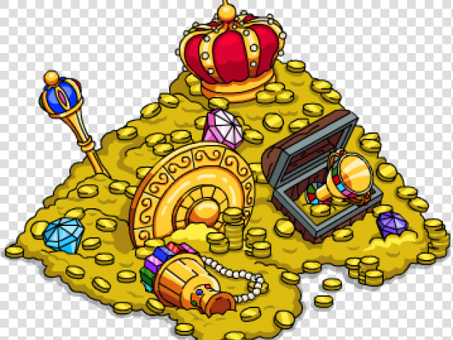 Treasure Clipart Pile Treasure   Illustration  HD Png DownloadTransparent PNG