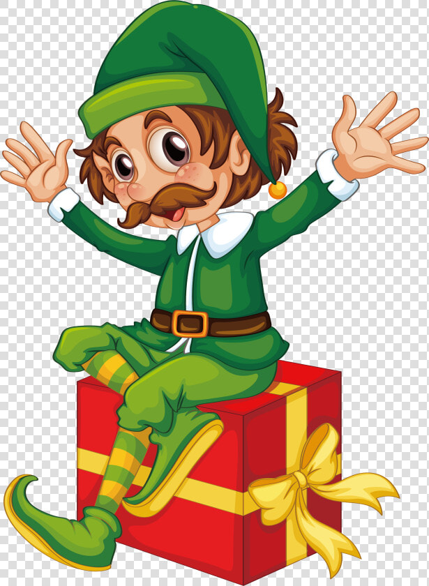 Transparent Santa Elf Clipart   Duendes De Santa Png  Png DownloadTransparent PNG