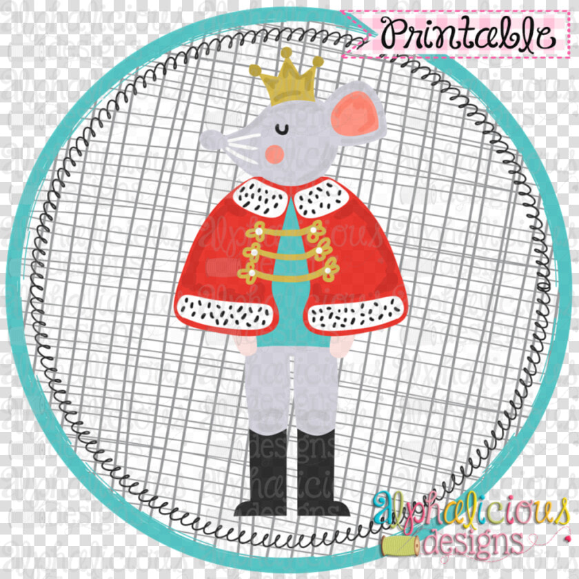 Nutcracker Mouse King In Circle printable   Illustration  HD Png DownloadTransparent PNG