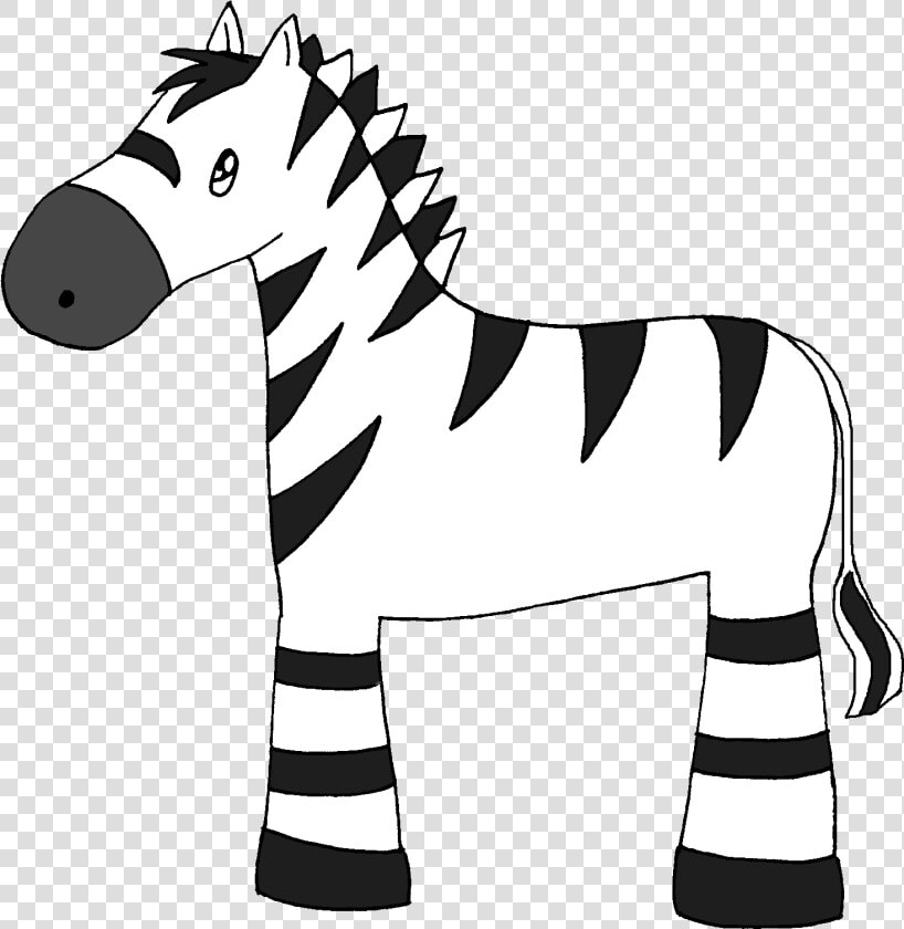 Baby Zebra Clipart Png For Kids   Dibujo De Una Cebra Facil  Transparent PngTransparent PNG