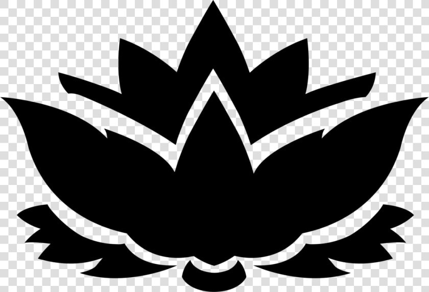 Plant flower leaf   Lotus Flower Silhouette Png  Transparent PngTransparent PNG