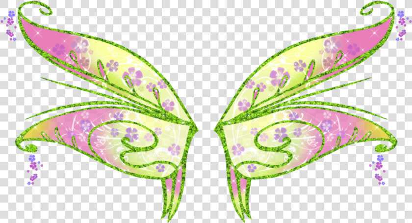 Winx Club Flora Bloomix Wings  HD Png DownloadTransparent PNG