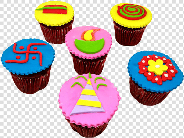 Useful Diwali Gift Ideas   Diwali Special Cupcakes  HD Png DownloadTransparent PNG