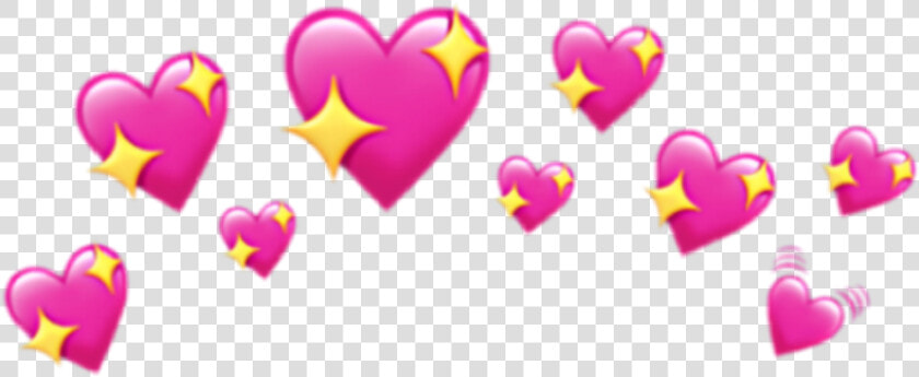  headcrown  heart  crown  head  heartcrown  pink  sparkle   Aesthetic Heart Emoji Png  Transparent PngTransparent PNG