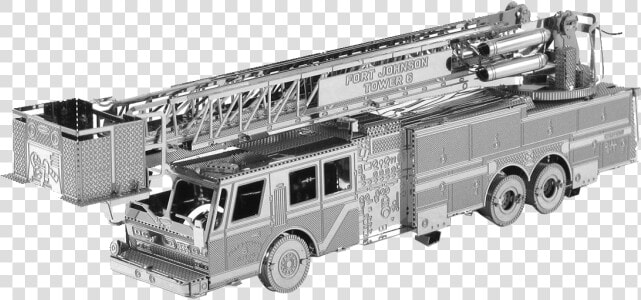 Metal Earth   Fire Engine   Model Metal Fire Truck  HD Png DownloadTransparent PNG