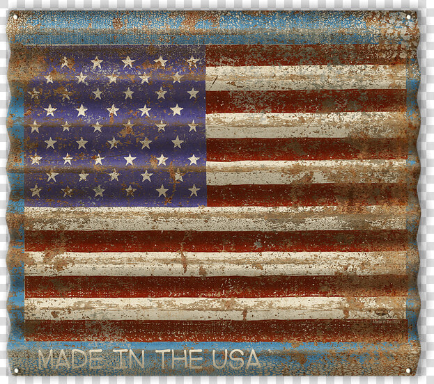 Corrugated Metal Us Flag  HD Png DownloadTransparent PNG