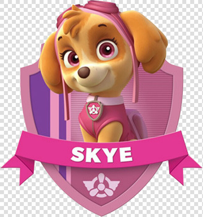 It S Skye Press 3 To Hear From The Flying Pup   Skye Paw Patrol Characters  HD Png DownloadTransparent PNG