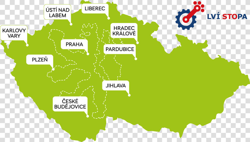 Map Cz   Czech Republic Vector Map  HD Png DownloadTransparent PNG