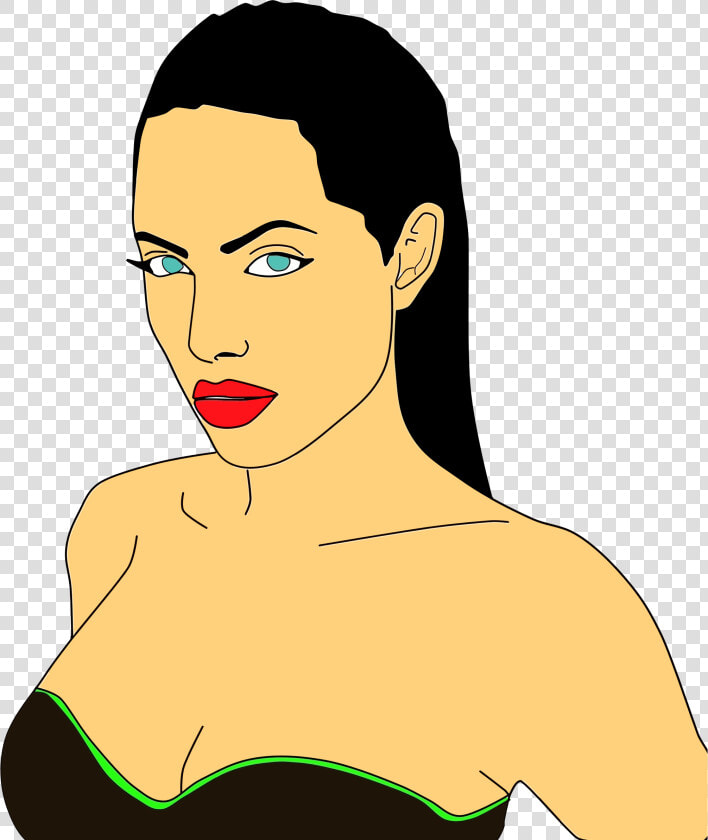 Clipart Angelina Jolie  HD Png DownloadTransparent PNG