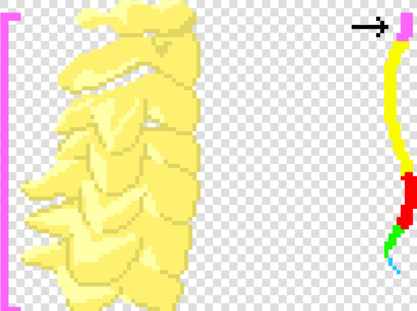 Pixel Art Spinal Cord  HD Png DownloadTransparent PNG