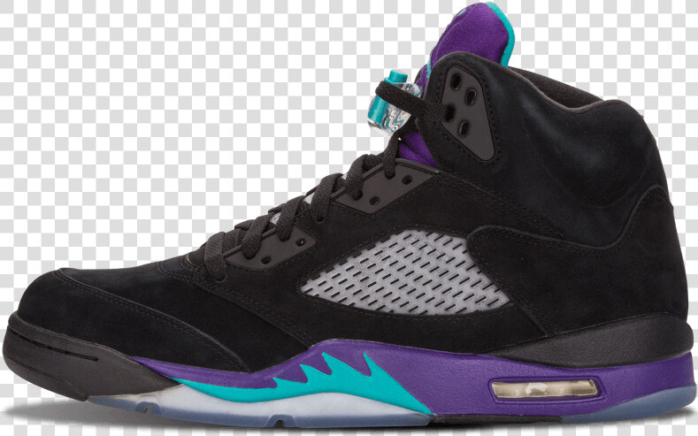 Air Jordan 5 Grape Ice Black 136027 500 2020 Release   Black Grape 5 2020  HD Png DownloadTransparent PNG