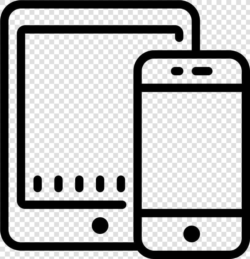 Smartphone Tablet Icon   Mobile And Tablet Icon  HD Png DownloadTransparent PNG