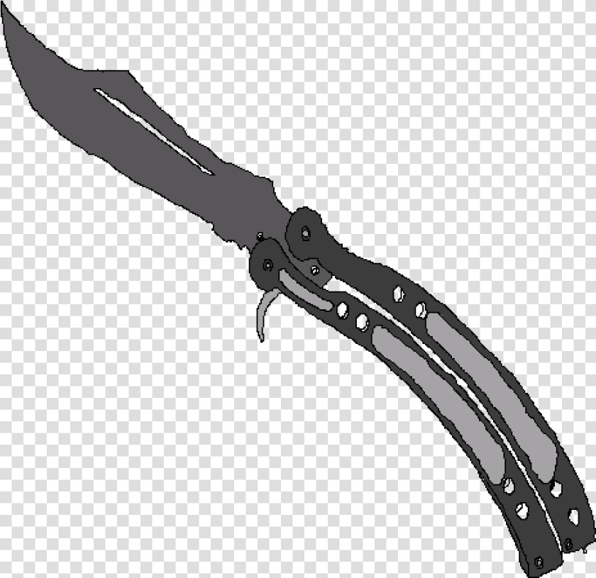 Transparent Butterfly Knife Png   Csgo Butterfly Knife Png  Png DownloadTransparent PNG