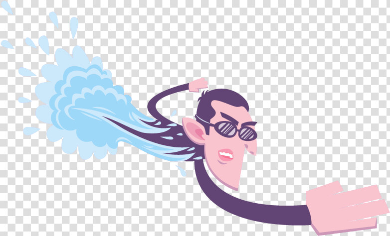 Michael Phelps   Cartoon  HD Png DownloadTransparent PNG