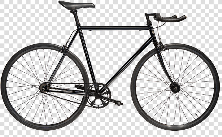 Black Black Bullhorn Black   All Black Single Speed Bike  HD Png DownloadTransparent PNG