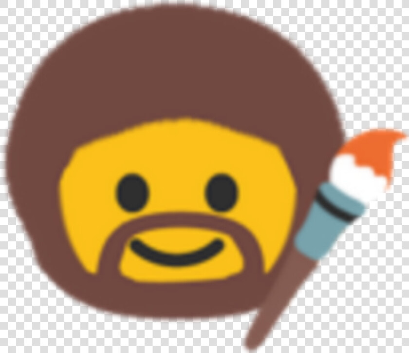  bobross  emoji  HD Png DownloadTransparent PNG