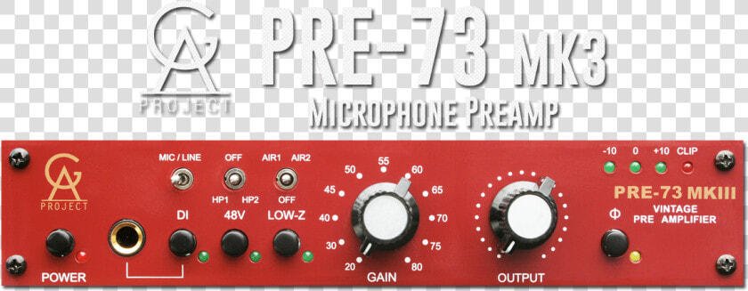 Golden Age Project Pre 73 Pre73 Mk3 Mic Preamp   Golden Age Pre73 Mkiii  HD Png DownloadTransparent PNG