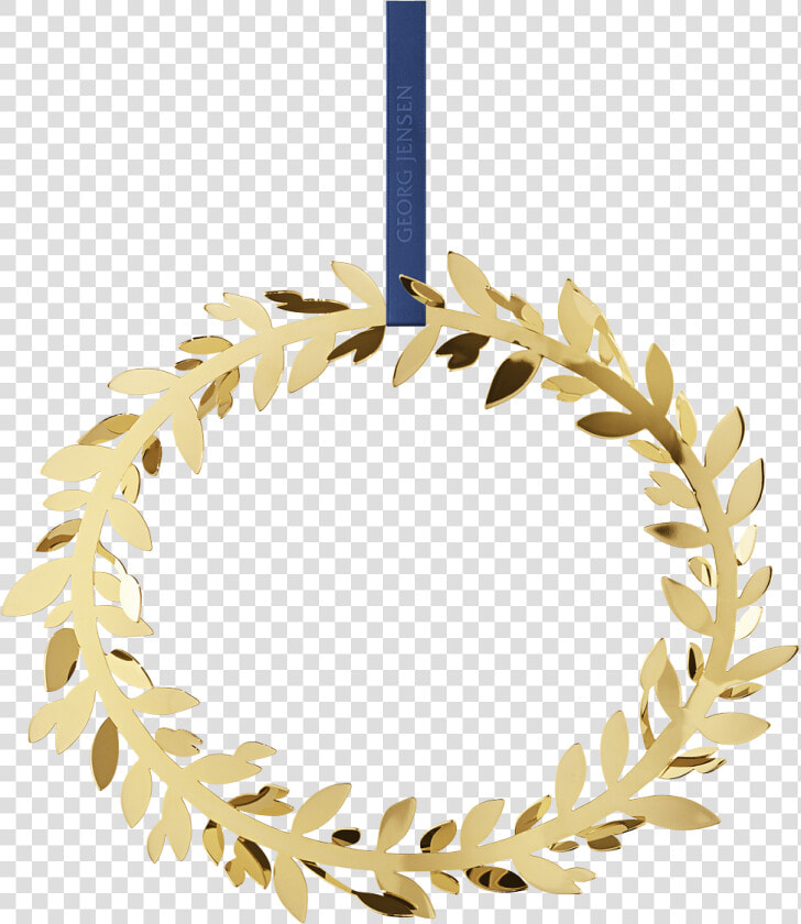 Georg Jensen Gold Plated Magnolia Door Wreath   Png   Georg Jensen Wreath  Transparent PngTransparent PNG