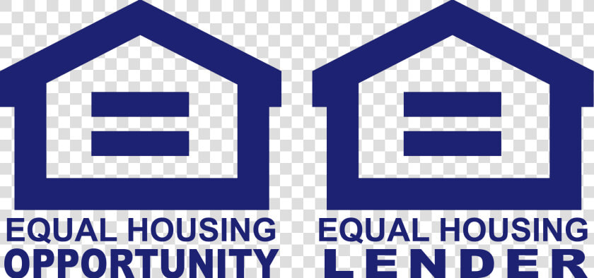 Equal Housing Lender Png   Equal Housing Opportunity Logo Blue  Transparent PngTransparent PNG