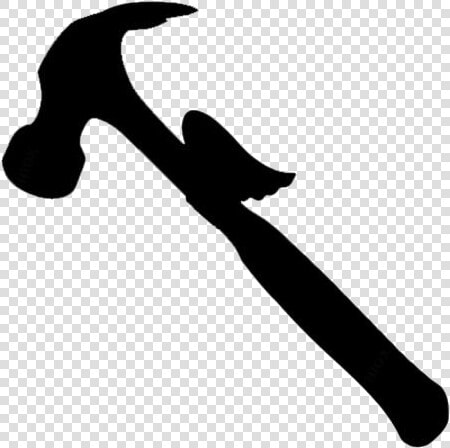 Carpentry Hammer Png Image With Transparent Background   Silhouette  Png DownloadTransparent PNG