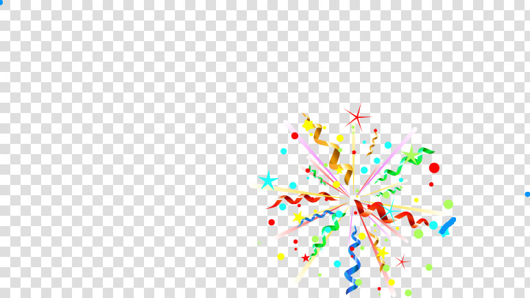 Transparent Party Streamers Png   Clipart Party Poppers Png  Png DownloadTransparent PNG