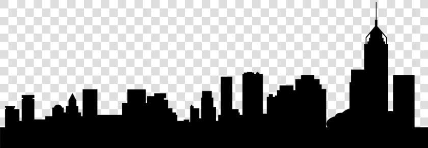 Silhouette Hong Kong Skyline  HD Png DownloadTransparent PNG