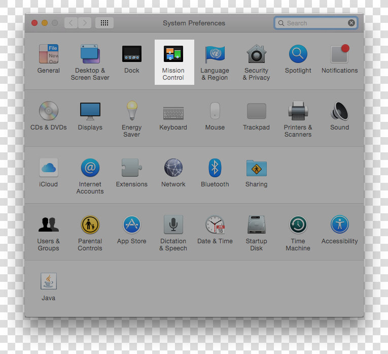 Mac Mission Control   Mac System Preferences Sierra  HD Png DownloadTransparent PNG