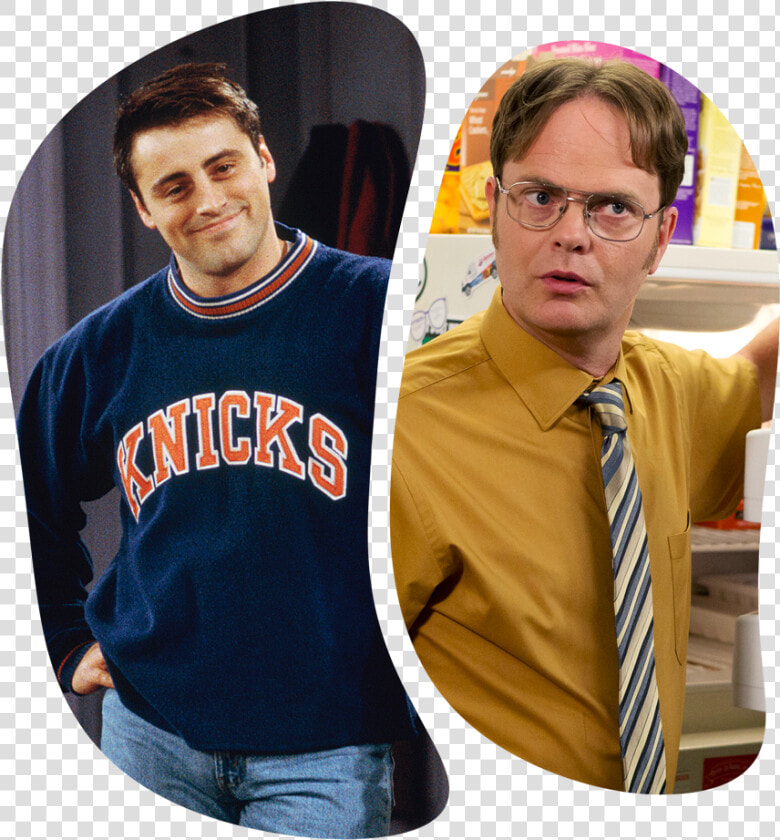 Joey From Friends And Dwight From The Office   Friends And The Office  HD Png DownloadTransparent PNG